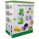 Овочерізка мультислайсер Tabletop Drum Grater Kitchen Master Терка для овочів та фруктів 3 насадки. Колір блакитний - зображення 6