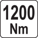 Klucz udarowy pneumatyczny YATO MINI  1/2", 1200 Nm, 6.3 Bar 142 L/min (YT-09515) - obraz 8