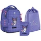 Набор школьный рюкзак с пеналом и сумкой для обуви Kite SET_HK25-555S-2 Kuromi (000995180) - изображение 1