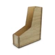 Вертикальный лоток А4(лхдф) настольный или настенный с местом для надписи для папок, файлов, листов на 1 отделение «NS» (N5112163) Дуб Сонома - изображение 3