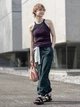 Бананка Uniqlo розмір ONESIZE рожева (12) (473474) - изображение 6