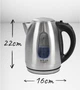 Электрочайник ADLER AD 1223 1.7L металлический 2200W - изображение 2