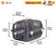 Переноска для собак та котів Ferplast Jet 10 блакитна до 5 кг 32x47x29 см 73043099 - зображення 2