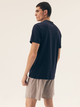 Piżama męska z szortami i krótkim rękawem letnia bawełniana Henderson Surf 42598-59X L Niebieska (5903972399903) - obraz 2