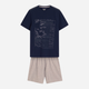 Piżama męska z szortami i krótkim rękawem letnia bawełniana Henderson Surf 42598-59X L Niebieska (5903972399903) - obraz 7