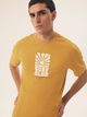 Піжама (футболка + шорти) чоловіча бавовняна Henderson Sun 42600-11X M Жовта (5903972508985) - зображення 5
