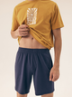 Piżama męska z szortami i krótkim rękawem letnia bawełniana Henderson Sun 42600-11X 2XL Żółta (5903972520161) - obraz 6