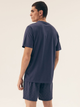 Piżama męska z szortami i krótkim rękawem letnia bawełniana Henderson Shore 42601-95X 2XL Granatowa (5903972510063) - obraz 2