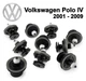 Клипса крепления обшивки карты двери Volkswagen Polo IV 2001 - 2009 (6Q08688243) 10 шт - изображение 1