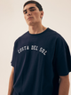 Piżama męska z szortami i krótkim rękawem letnia bawełniana Henderson Sol 42605-59X 2XL Niebieska (5903972538401) - obraz 5