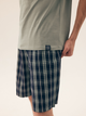 Piżama męska z szortami i krótkim rękawem letnia bawełniana Henderson Dexter 42617-07X 3XL Zielona (5903972398746) - obraz 7