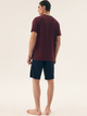 Piżama męska z szortami i krótkim rękawem letnia bawełniana Henderson Dive 42633-33X XL Czerwona (5903972399088) - obraz 4