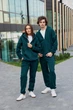 Спортивный костюм женский теплый UMON с капюшоном батал XXL изумруд (М137.4) - изображение 2