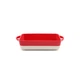 Форма для запекания МВМ MY HOME Бело-красная 250х150х55 мм (KP-44 M WHITE/RED) - изображение 1
