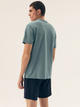 Piżama męska z szortami i krótkim rękawem letnia bawełniana Henderson Surf 42598-77X L Zielona (5903972399941) - obraz 2