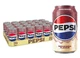 Упаковка безалкогольного газованого напою Pepsi Cream Soda Zero Sugar 0.33 l х 24 - изображение 1