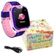 Детские смарт-часы Smart Baby Watch QS12 с GPS, SIM картой, камерой, влагозащитой, украинский язык, Розовый - изображение 9