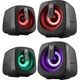 Компьютерные колонки Defender J1 6Вт 2.0 подсветка USB Black (65961) - изображение 11