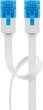 Патч-корд Goobay RJ45 UTP6a 1.0m patch AWG30 Flat OD=1.5x6.0mm Cu білий(75.09.6314) - изображение 3