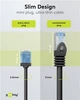 Патч-корд Goobay RJ45 UTP6a 7.5m patch Slim Ultra Flexi PoE+ Cu чорний(75.07.4240) - зображення 4