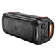 Беспроводная колонка Borofone BP26 (Bluetooth 5.4, USB, AUX, TF-карта, караоке, 2 микрофона, LED подсветка, 4000 мАч, 50 Вт) - Черный - изображение 5