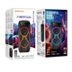 Беспроводная колонка Borofone BP26 (Bluetooth 5.4, USB, AUX, TF-карта, караоке, 2 микрофона, LED подсветка, 4000 мАч, 50 Вт) - Черный - изображение 9