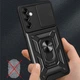 Протиударний броньований чохол із захистом камери для Samsung Galaxy A25 (A256) Armor Case Keysion black - зображення 13