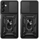 Протиударний броньований чохол із захистом камери для Samsung Galaxy A25 (A256) Armor Case Keysion black - зображення 14