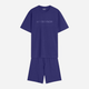 Piżama męska z szortami i krótkim rękawem letnia bawełniana Henderson Olive 42795-55X 2XL Niebieska (5903972510865) - obraz 7
