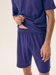 Piżama męska z szortami i krótkim rękawem letnia bawełniana Henderson Olive 42795-55X XL Niebieska (5903972510858) - obraz 6