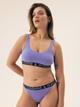 Góra od stroju kąpielowego damska sportowa Bloovii Summervibes 42939-54X L Fioletowa (5903972546581) - obraz 7