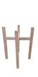 Подставка для вазона, цветов 20.3x30 см из дерева WoodDecor без покрытия - изображение 7
