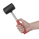 Киянка Intertool 680 г х 80 мм чорна ручка метал (HT-0232) - зображення 3