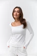 Лонгслів з круглим вирізом Wear me L Молочний (18_25_0007_10471) - зображення 1