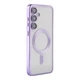 Чехол TPU Metallic Full Camera with Magsafe для Samsung Galaxy S24 Ultra (S928) Колір Silver - изображение 16