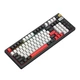 Игровая Bluetooth Клавиатура TWolf T70 LED Red Switch, Black - red - изображение 2