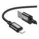 Кабель синхронізації Hoco X89 Wind USB-A to Lightning 2.4A 2m Black (36893_3609479) - зображення 2