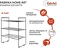 Этажерка для обуви Fabrika Home Art 48х25х60 см Черный (FK1075B) - изображение 4