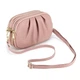 Елегантна компактна жіноча сумка cross-body з натуральної шкіри Cleo-780 рожева - изображение 1