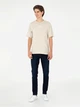 Футболка хлопковая длинная мужская U.S. Polo Assn G081SZ011-000-2006915(tas) 2XL Песочная (8683857762295) - зображення 3
