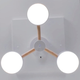 Люстра AL6193 ARD SCANDY 40Вт LED белая с деревом Ardero 3000-6500К 3200Lm светодиодная с пультом Ø580х160мм - изображение 6