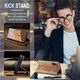 Чехол-книжка CaseMe из нубука для Samsung S21 Светло-коричневый - изображение 10