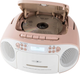 Radioodtwarzacz Reflexion RCR2260DAB Boombox White/Pink (4260035678933) - obraz 3