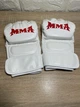 Перчатки для смешанных единоборств MMA взрослые белые - изображение 3