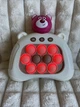 Игра Finger Press Pop-It Console Розовый Мишка. Электронный поп ит. Поп ит - изображение 1