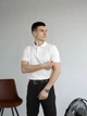 Футболка поло Royal Pobedov мужская с воротником XXL белая (26313) - изображение 8