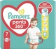 Подгузники-трусики Pants Размер 7 (17 + кг), 32 шт. - Pampers 32шт (1023301-31156342) - изображение 2
