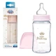 Бутылочка антиколиковая "PP Easystart Royal" с широким отверстием, 240 мл, розовая - Canpol Babies (1320586-31161614) - изображение 1