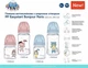 Бутылочка антиколиковая "PP Easystart Bonjour Paris" с широким отверстием, 120 мл, розовая - Canpol Babies 120ml (1320548-31103590) - изображение 3