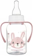 Стандартная бутылочка с ручками "Cute Animals", 120 мл, розовая - Canpol Babies 120ml (1378900-31103478) - изображение 2
